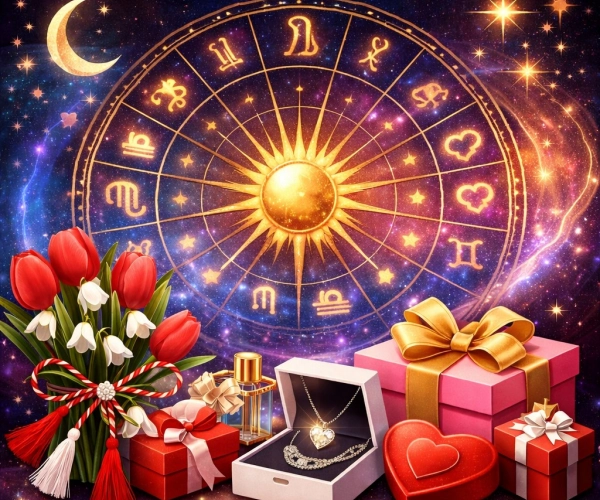 Horoscop Martie 2026 pe Zodii + Ce Cadou sa Oferi de 1 si 8 Martie