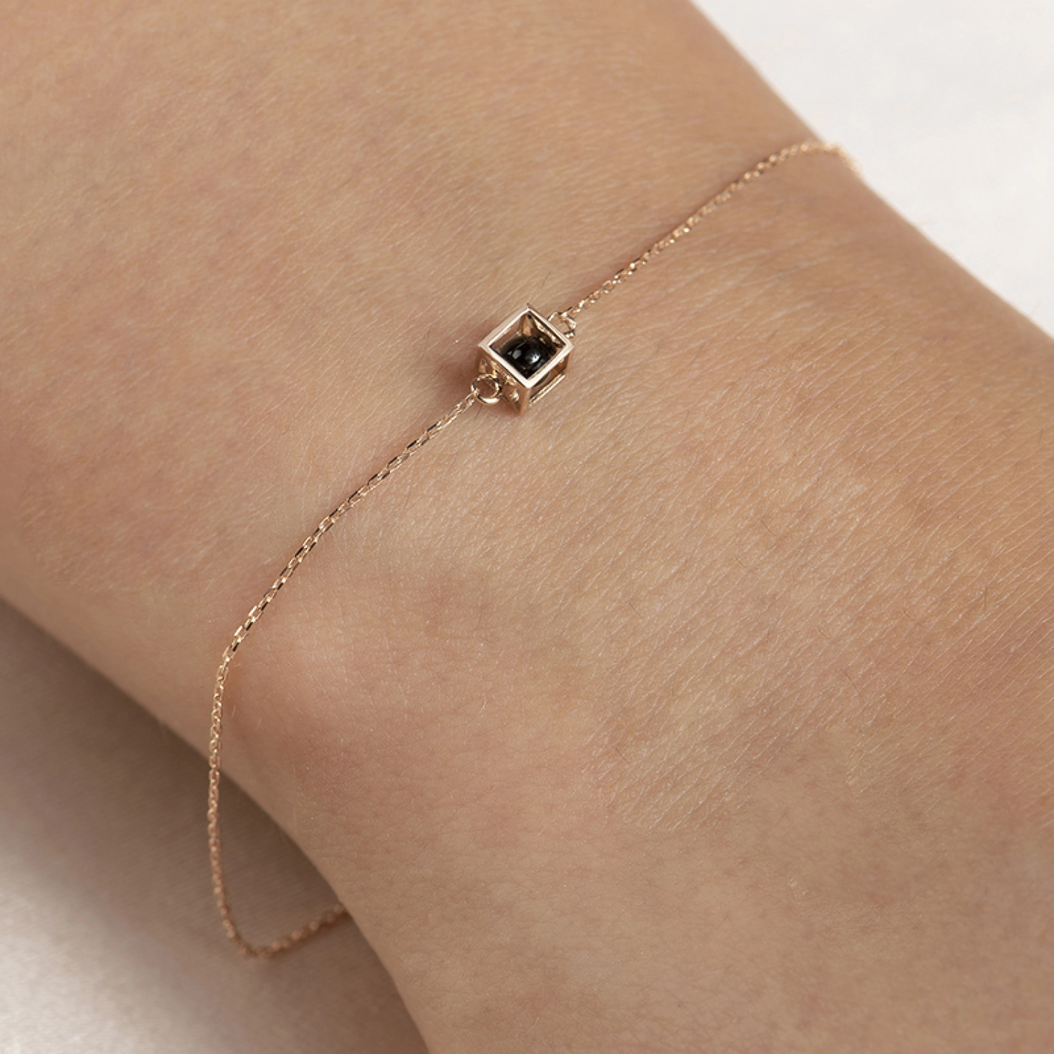 Bratara Bologna Aur Roz 14K Sandra Ferretti