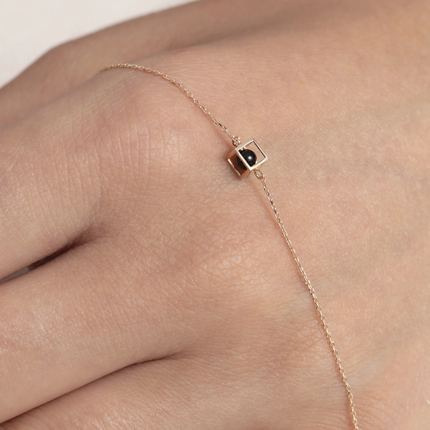 Bratara Bologna Aur Roz 14K Sandra Ferretti