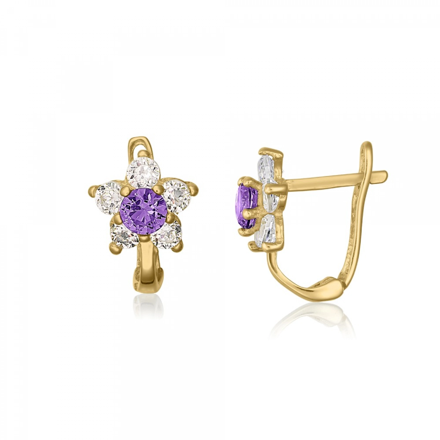 Cercei Pentru Copii Anais Din Aur Galben 14K Sandra Ferretti Cercei Pentru Copii Anais Din Aur Galben 14K Sandra Ferretti