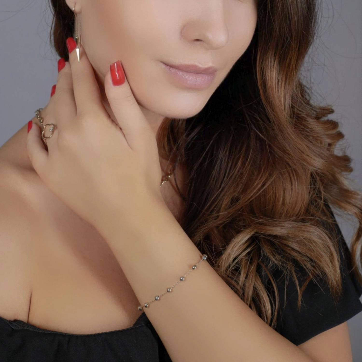 Cercel Arezzo Aur Galben 14K Piercing Sandra Ferretti