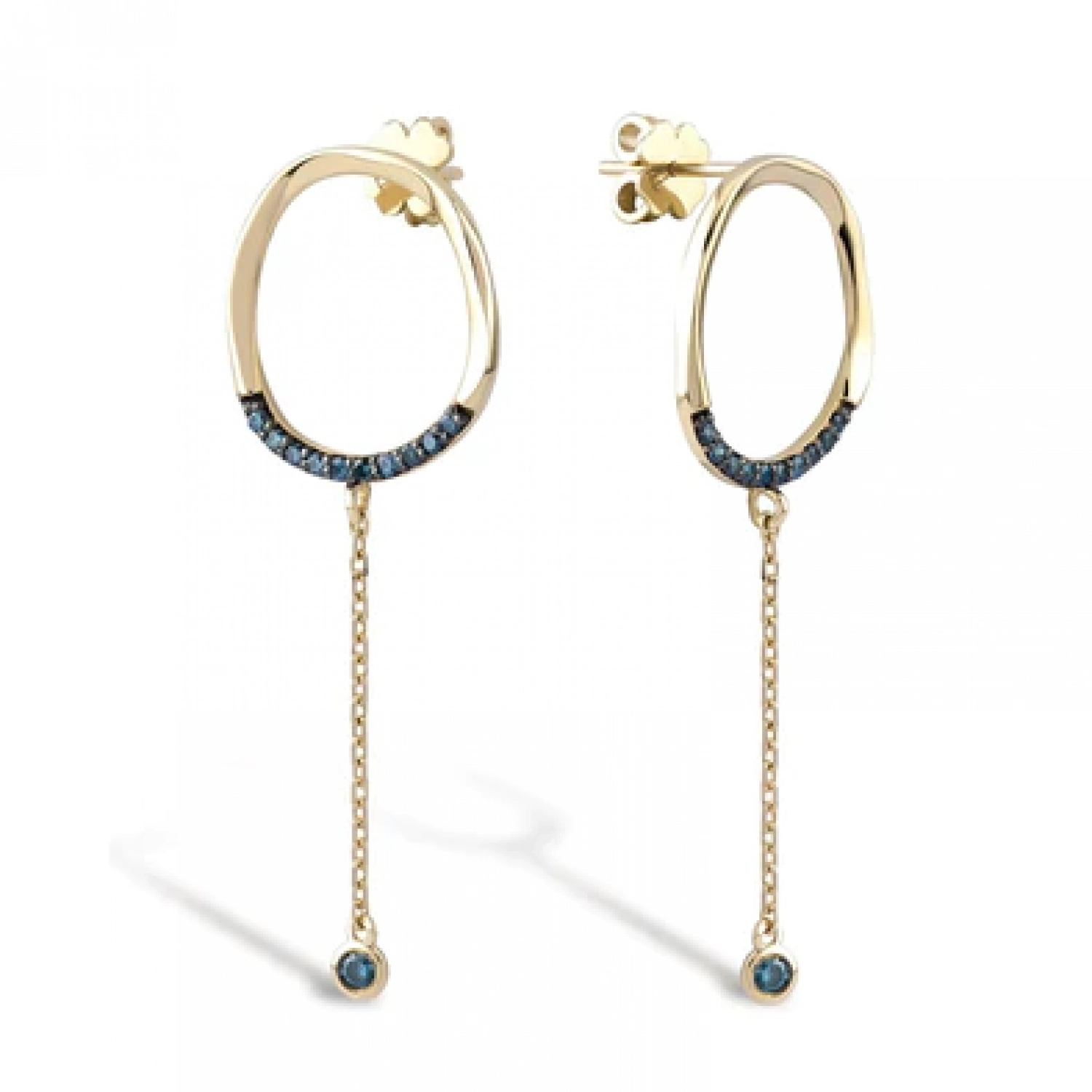 Cercei Ascoli Aur Galben 14K Sandra Ferretti