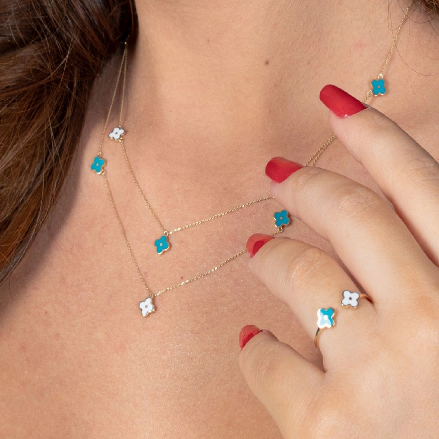 Colier Brindisi Aur Galben 14K Sandra Ferretti Colier Brindisi Aur Galben 14K Sandra Ferretti