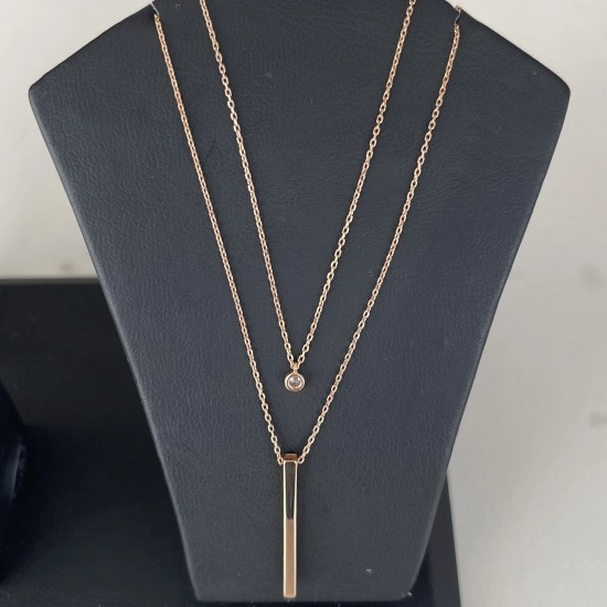 Colier Monza Aur Roz 14K Sandra Ferretti