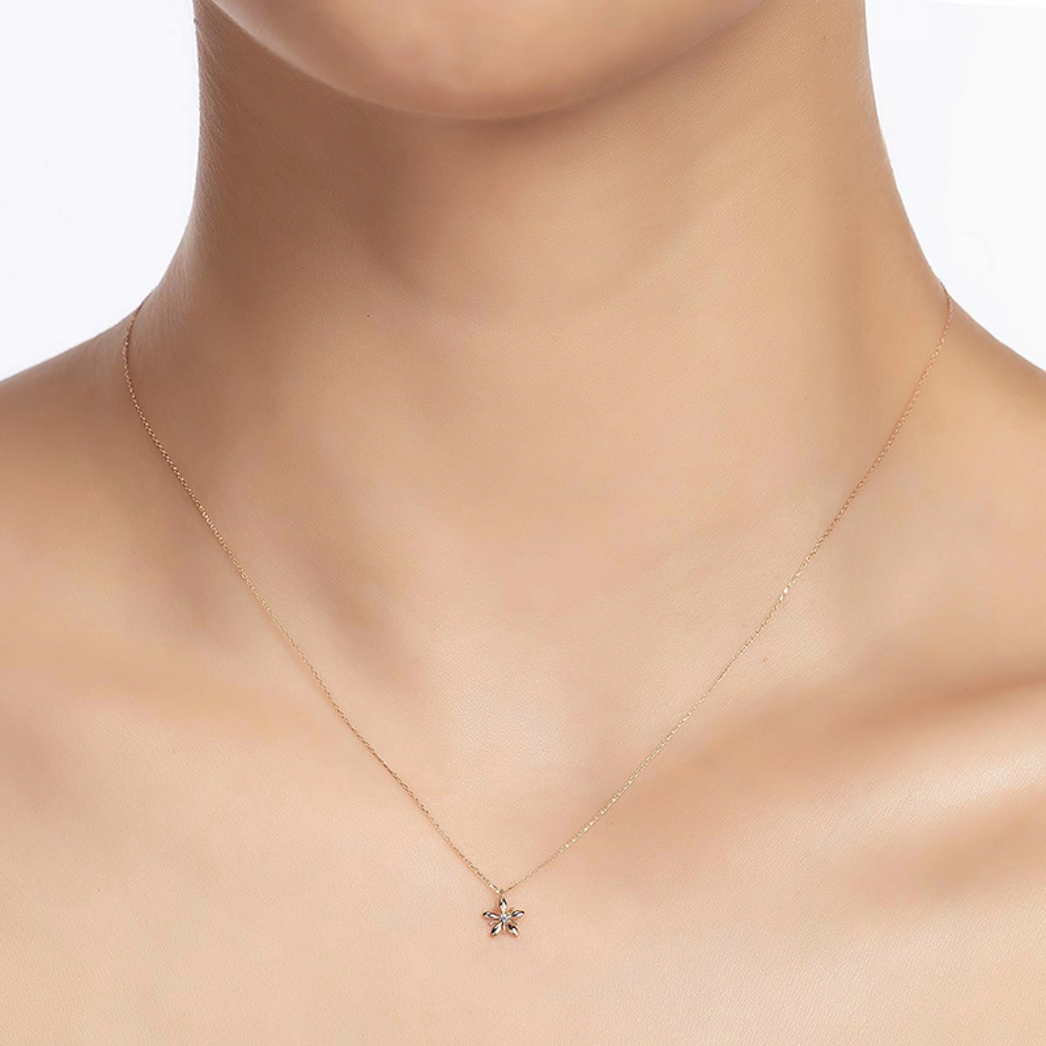 Colier Brescia Aur Roz 14K Sandra Ferretti Colier Brescia Aur Roz 14K Sandra Ferretti