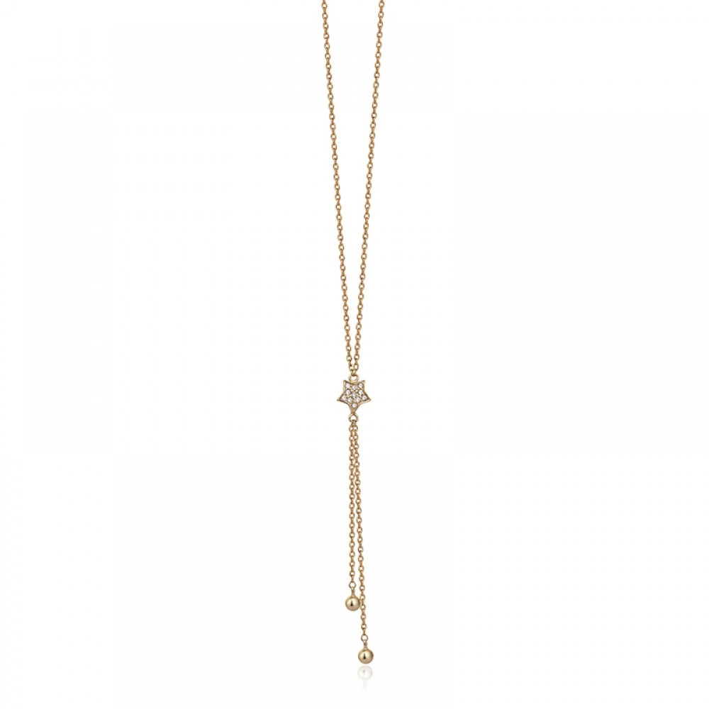 Colier Cagliari  Aur Roz 14K Sandra Ferretti Colier Cagliari  Aur Roz 14K Sandra Ferretti