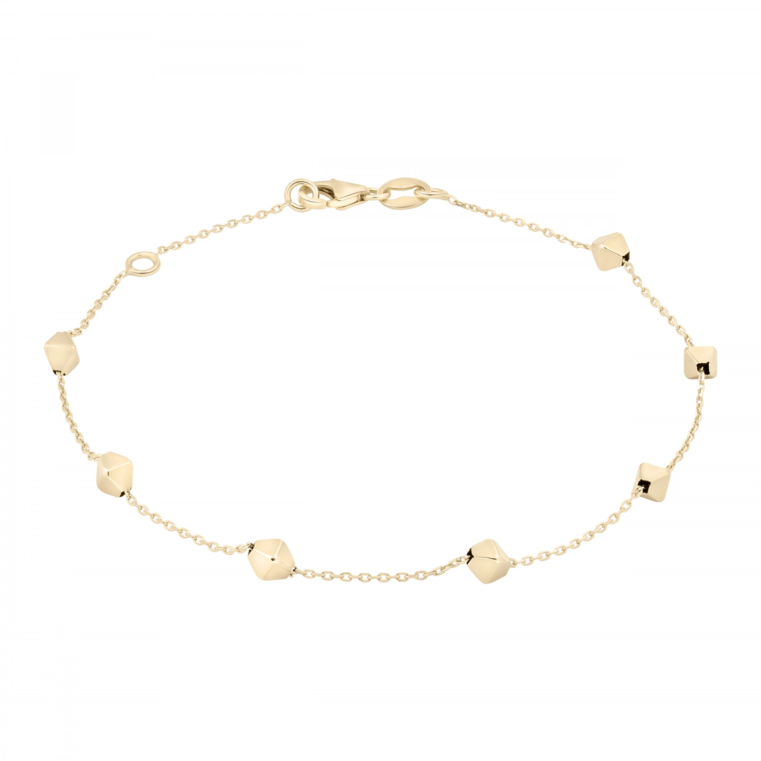 Bratara din Aur Galben de 18 Kt cu Romburi Sandra Ferretti Bratara din Aur Galben de 18 Kt cu Romburi Sandra Ferretti