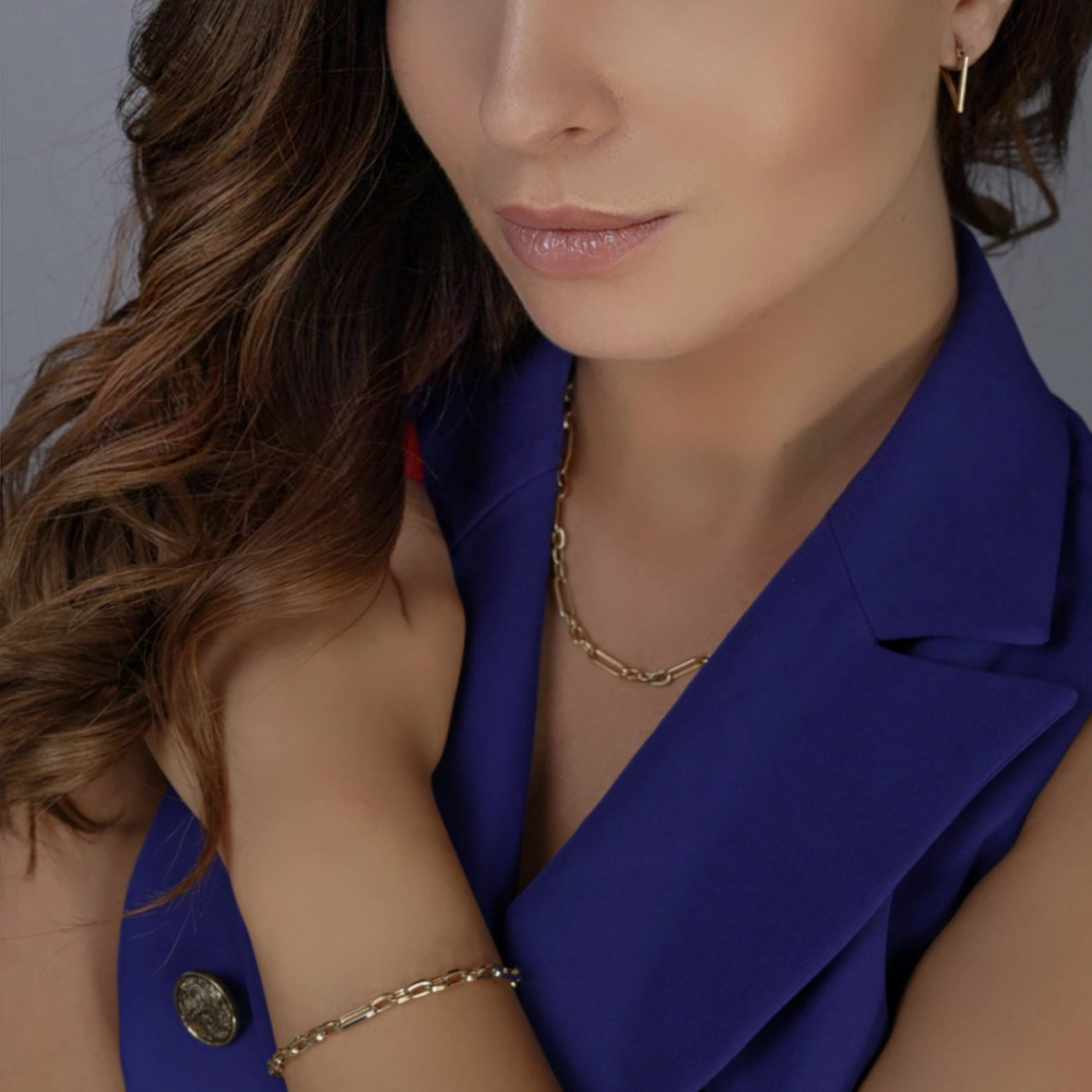Cercei Napoli Aur Galben 14K Sandra Ferretti Cercei Napoli Aur Galben 14K Sandra Ferretti