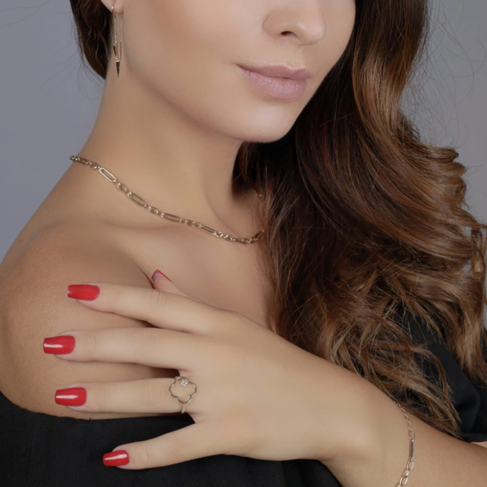 Cercel Arezzo Aur Galben 14K Piercing Sandra Ferretti