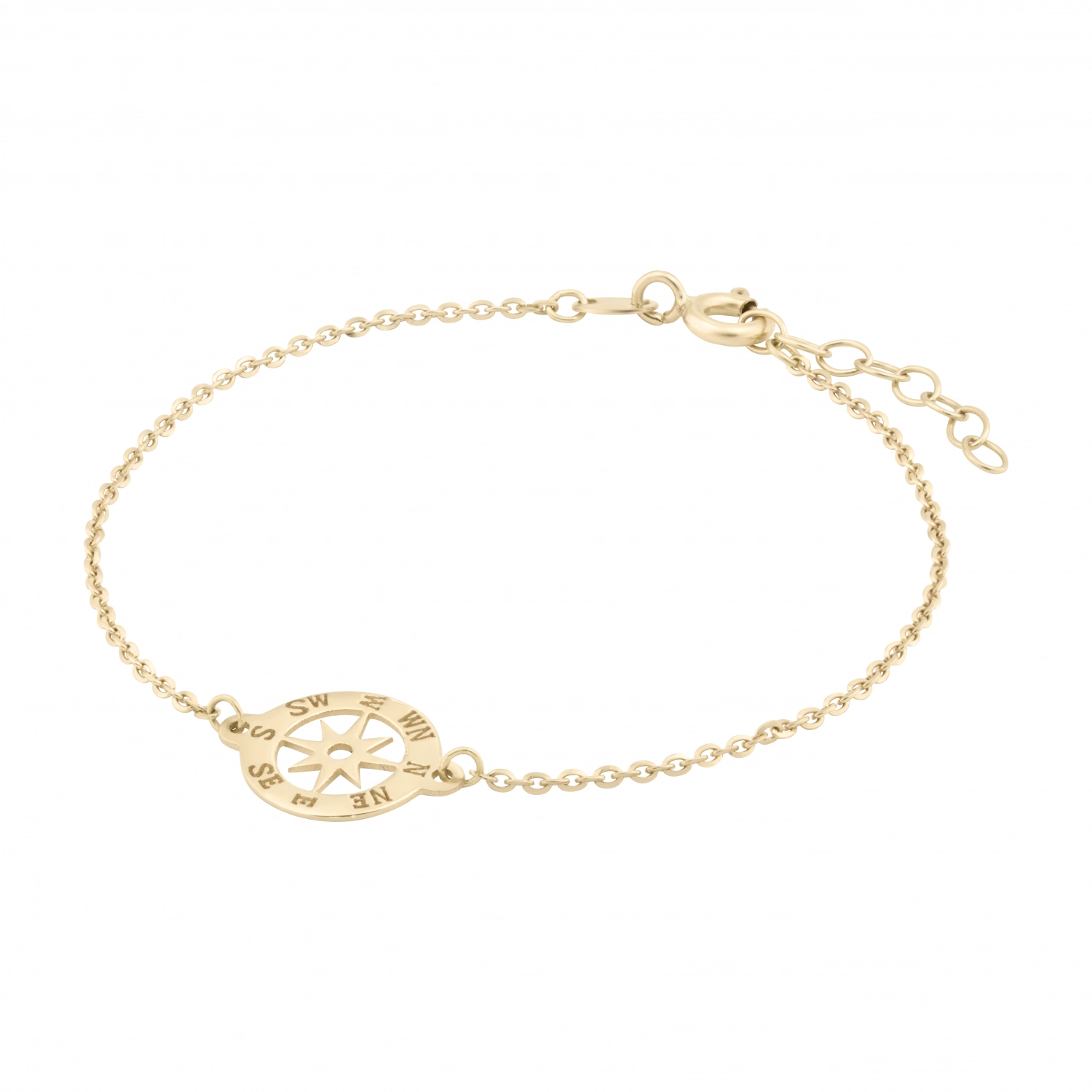 Bratara cu Roza Vanturilor Pentru Copii din Aur Galben 18 Kt Sandra Ferretti Bratara cu Roza Vanturilor Pentru Copii din Aur Galben 18 Kt Sandra Ferretti