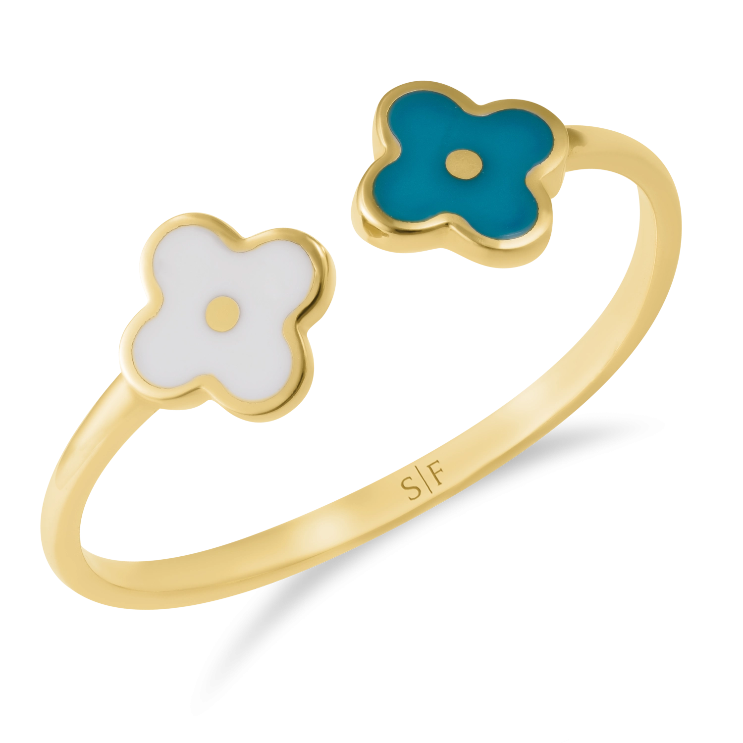 Inel Brindisi Aur Galben 14K Sandra Ferretti