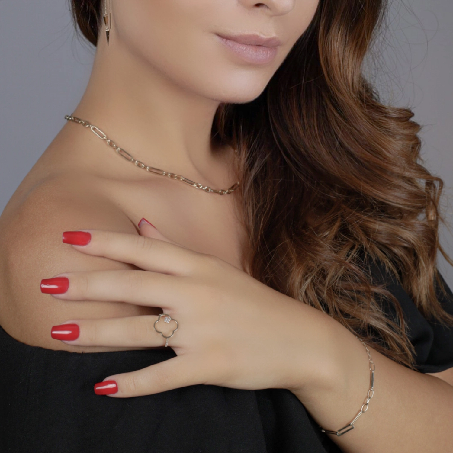 Colier Vanda Aur Galben 14K Sandra Ferretti Colier Vanda Aur Galben 14K Sandra Ferretti